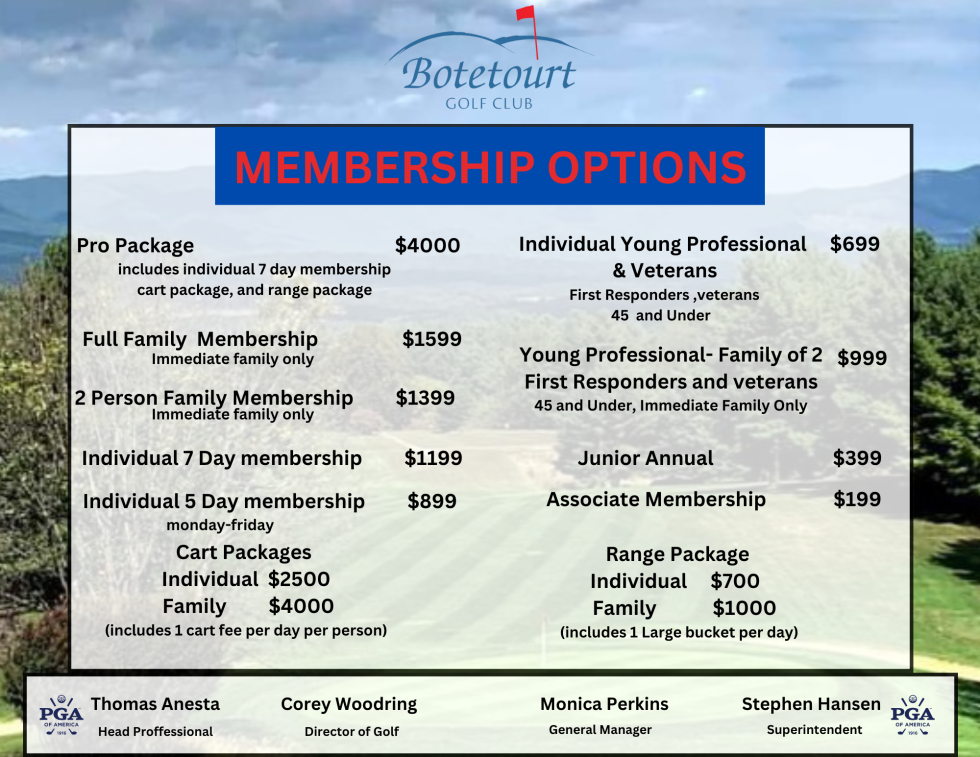 Golf Botetourt Golf Swim Club